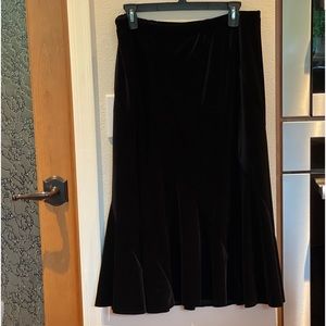 Dress Barn Velour Skirt